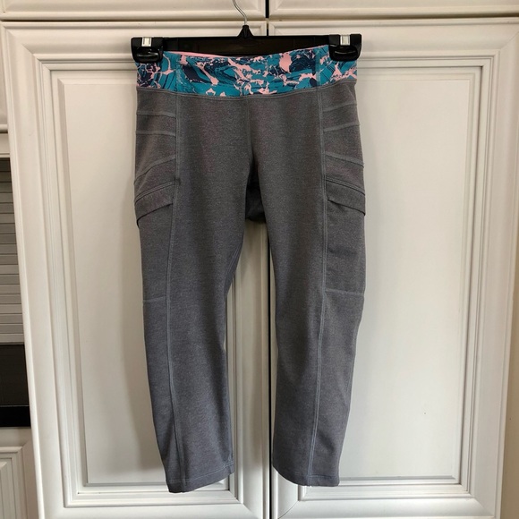 EUC Ivivva by Lululemon girls crop leggings - Picture 1 of 10